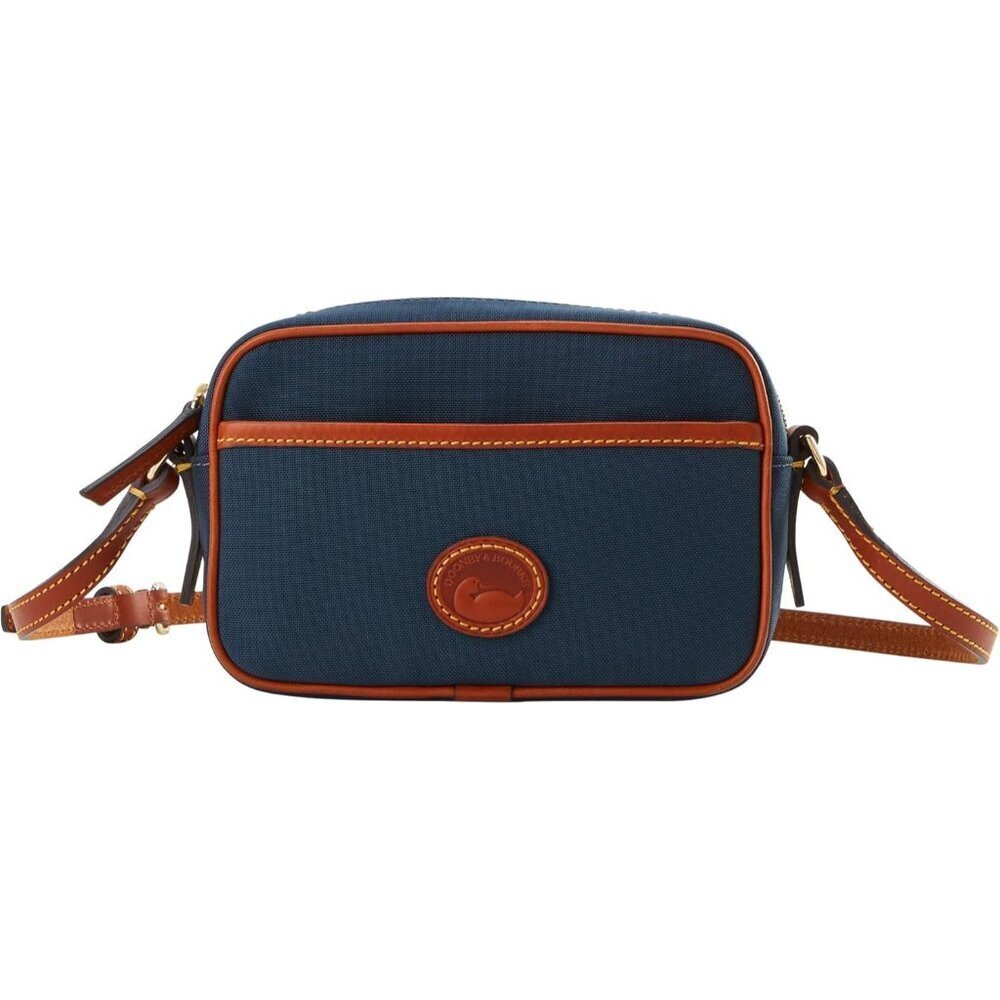 Nylon Camera Crossbody Bag Unisex Small Zipper Pockets Adjustable Strap